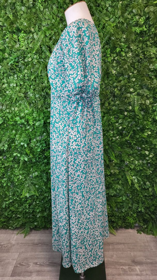 Only Green Floral Dress (12-14)