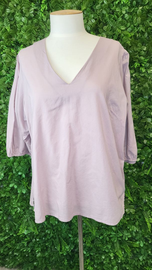 Stella + Gemma Mauve Puff Sleeve Top (16)