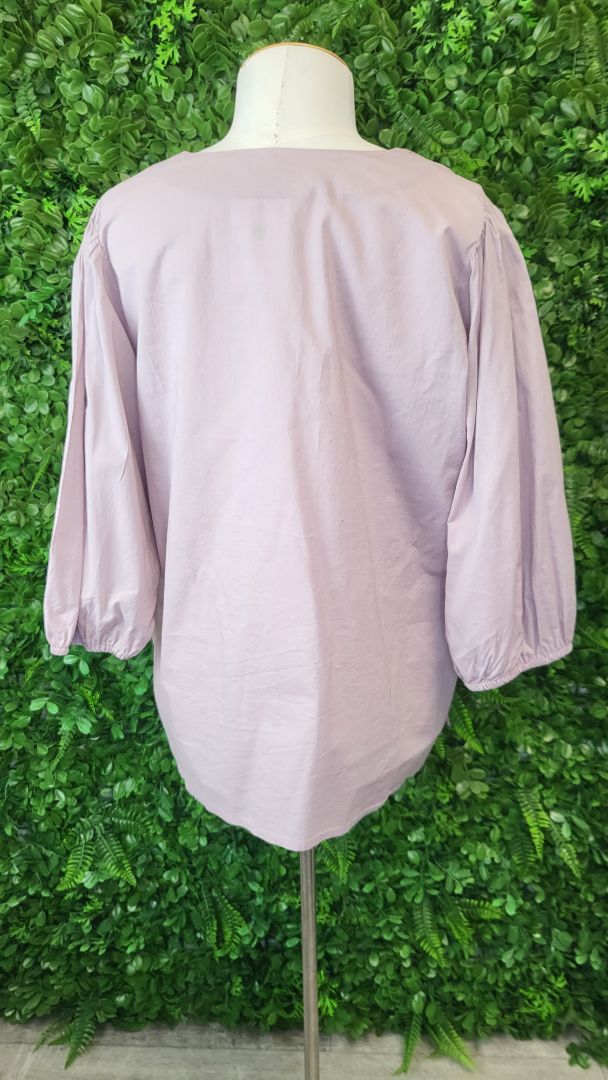 Stella + Gemma Mauve Puff Sleeve Top (16)