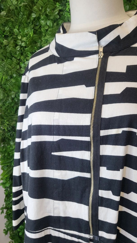 Chocolat Black/White Zebra Jacket (20)