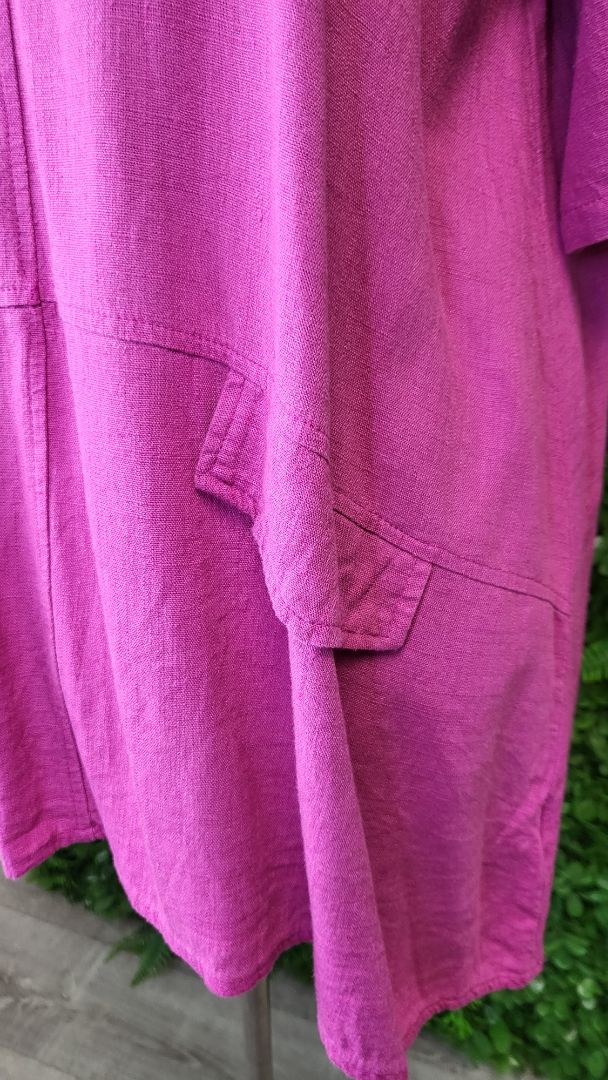 Ruby Rain Pink Drape Top (14)