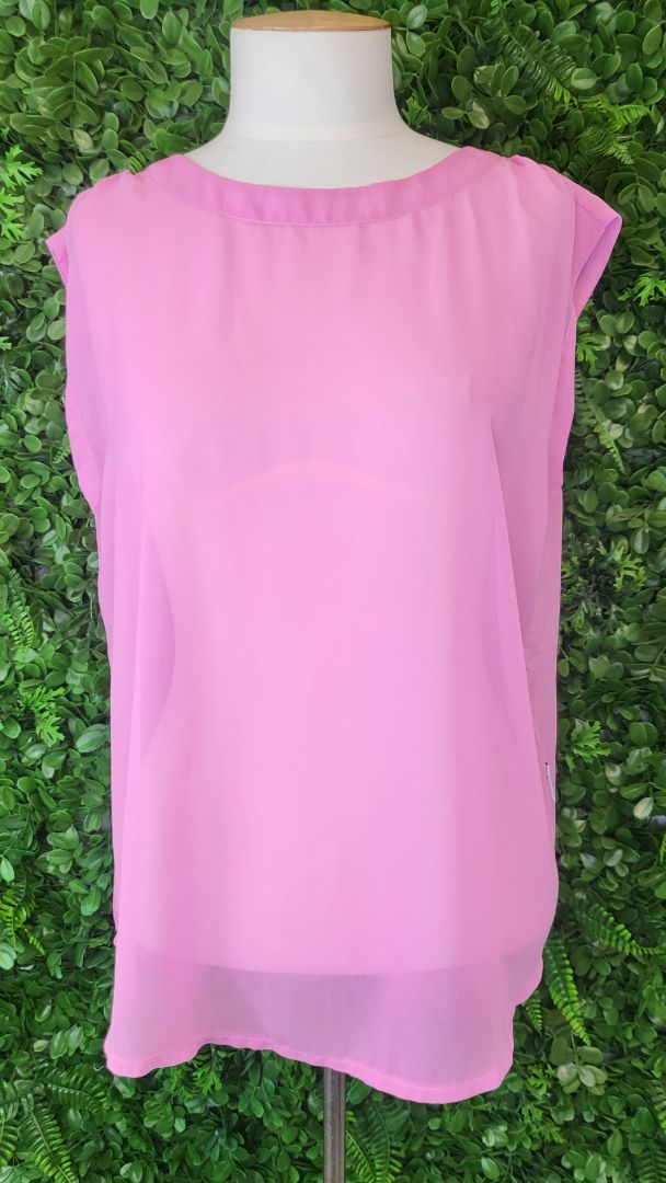 Home-Lee Pink Sheer Top (6)