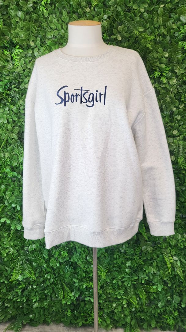 Sportsgirl Grey Crew Neck (12-14)