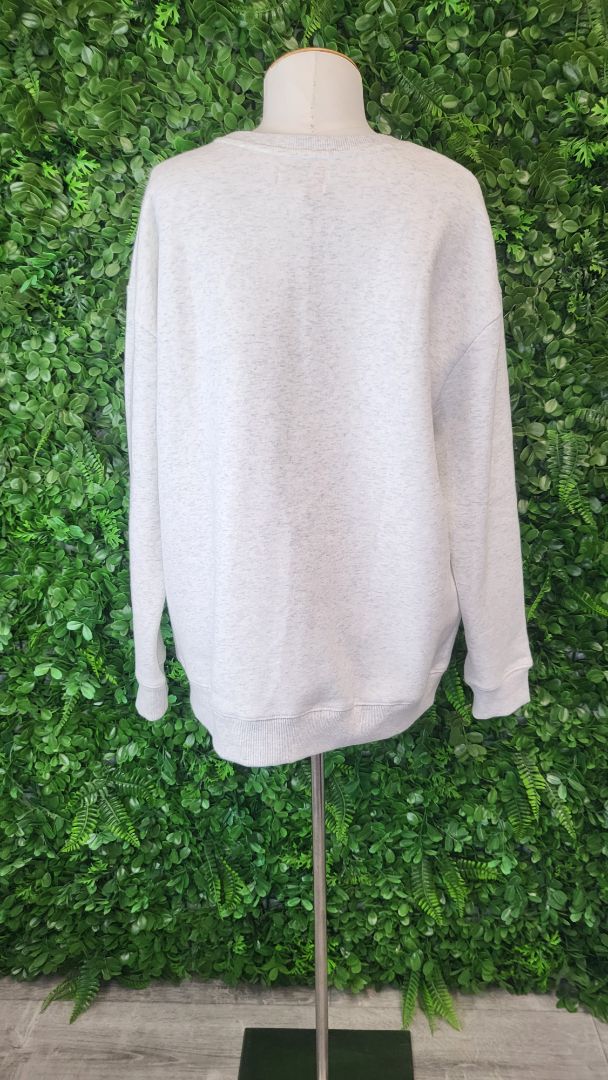 Sportsgirl Grey Crew Neck (12-14)