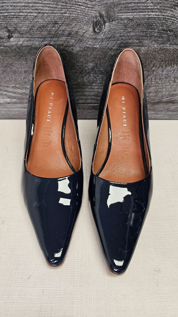 Mi Piaci Navy Patent Heel (39)