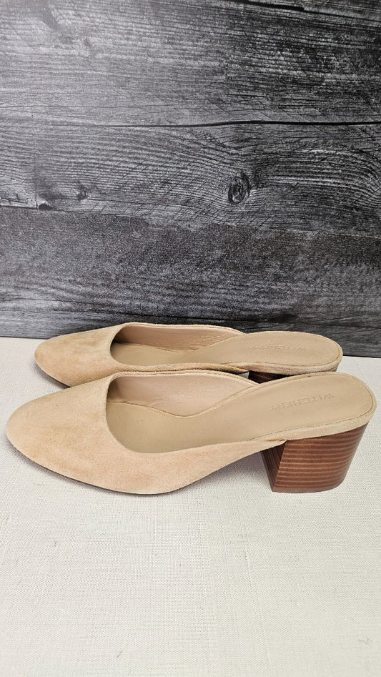 Witchery Nude Suede Mule (40)