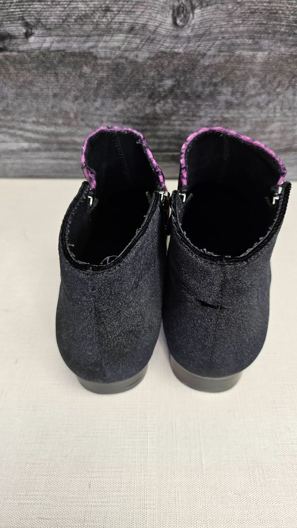 I Love Billy Purple Velvet Ankle Boot (38)