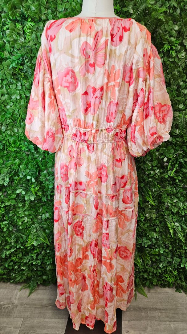 Vine Apparel Floral Clairemont Dress BNWT (16-18)