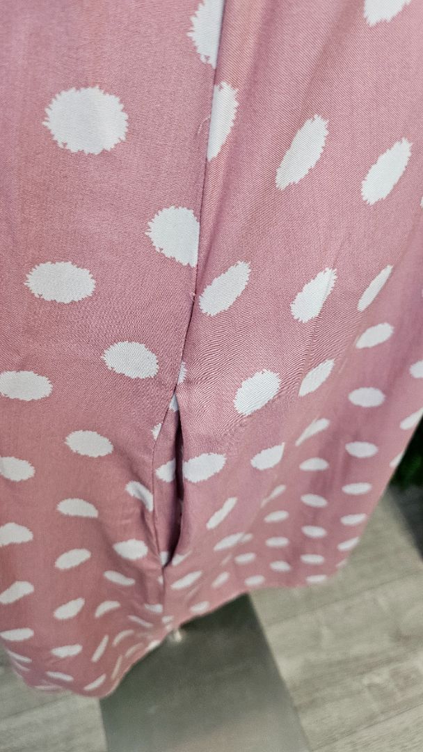 Vassalli Pink Spotty Dress BNWT (16)