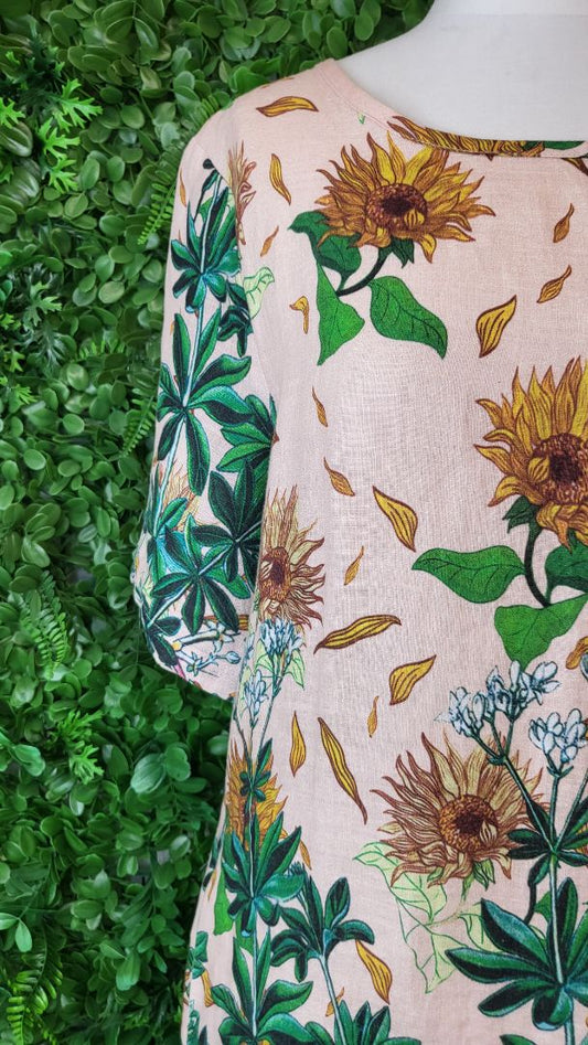 Curate Floral Your A Sunflower Dress (10-12)