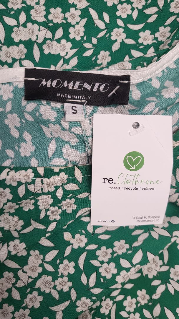 Momento Green Floral Dress (16)