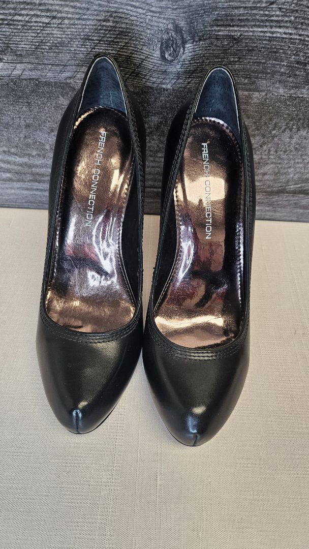 French Connection Black Platform Heel (37)