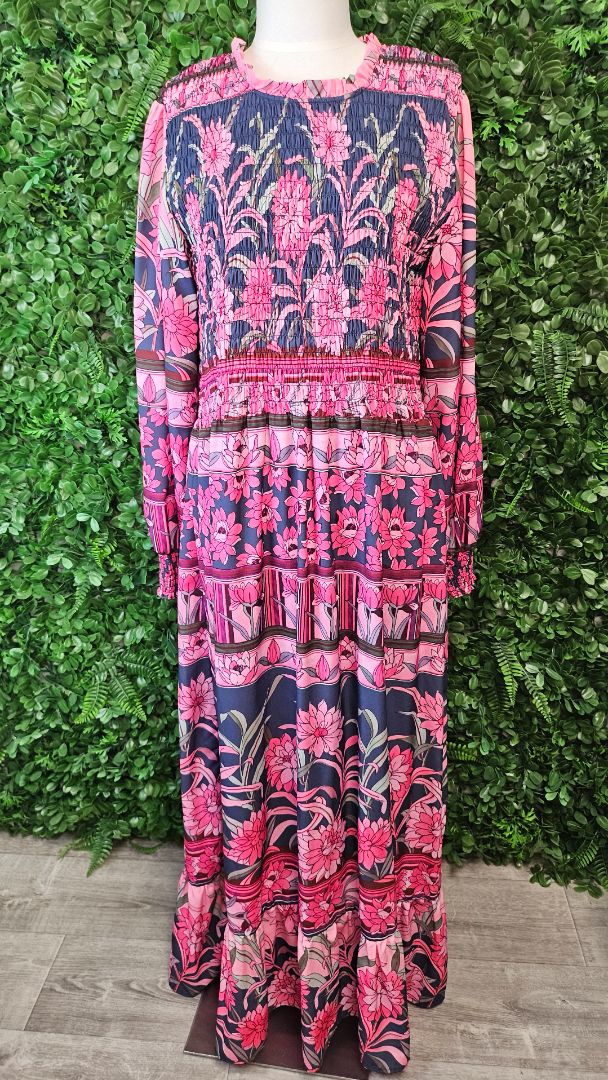 Stella Royal Floral Maddie Maxi Dress BNWT (18)