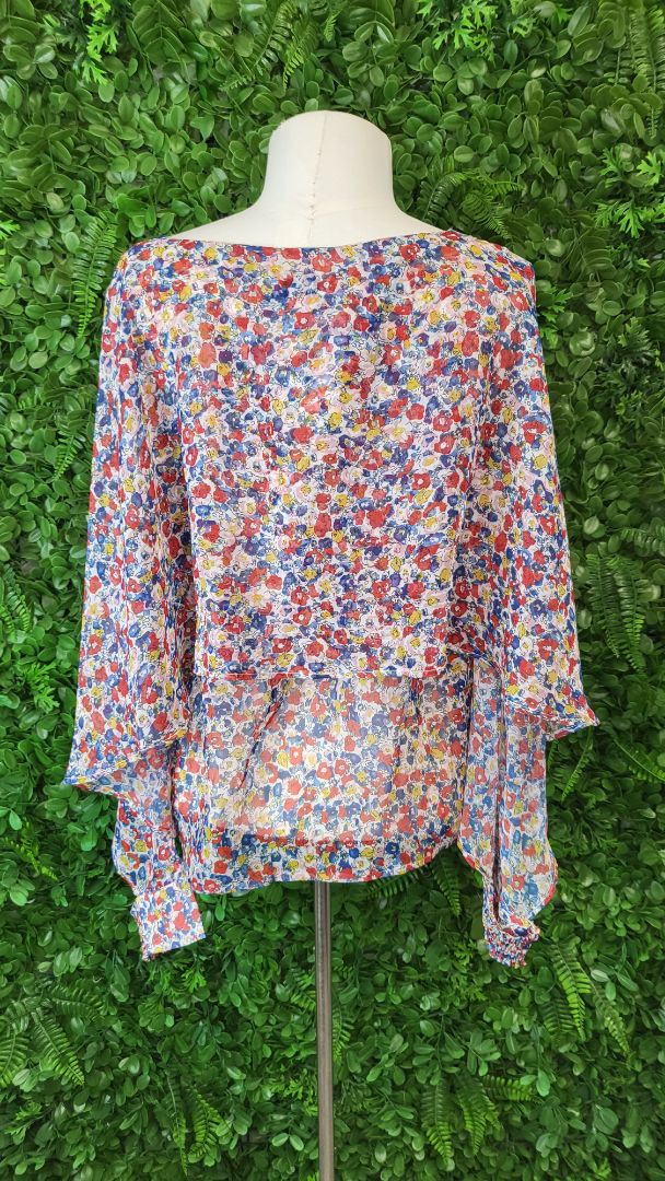 Ketz-ke Floral Cape Top 14