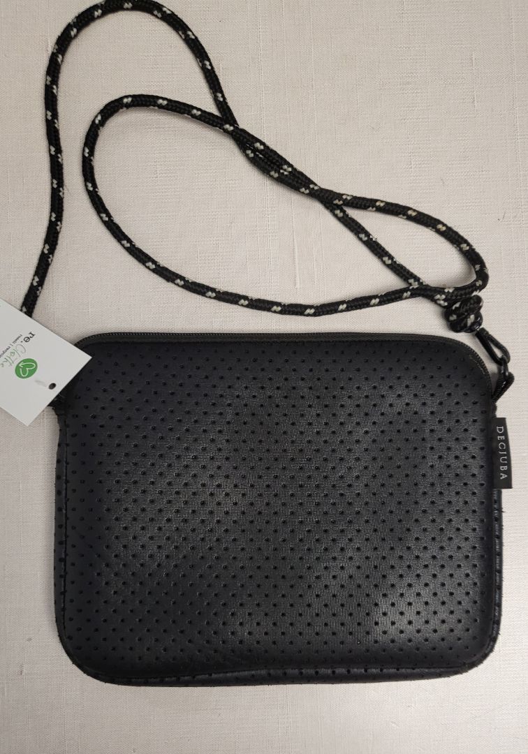 Decjuba Black Neoprene Bag 20x25