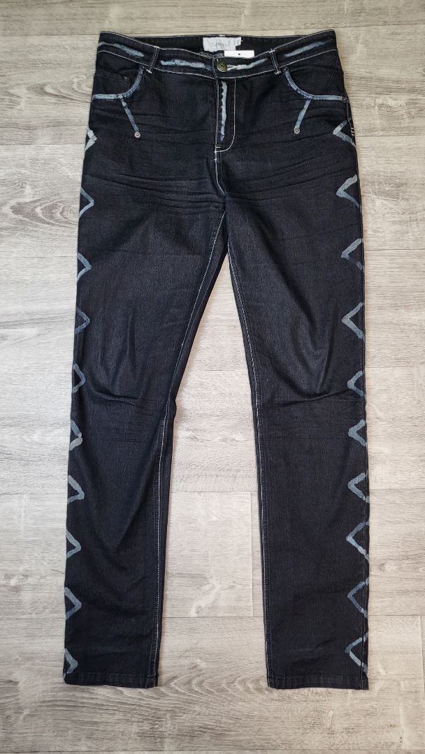 Demgirl Navy Zig Zag Jean (12)