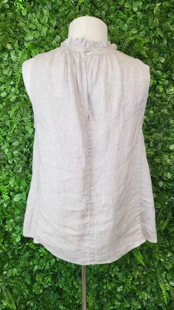 Max Oat Linen Sleeveless Top (8)