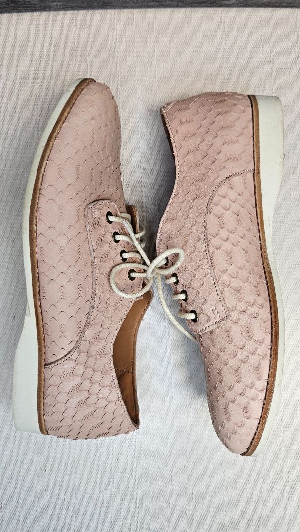 Rollie Blush Pink Derby Flat (36)