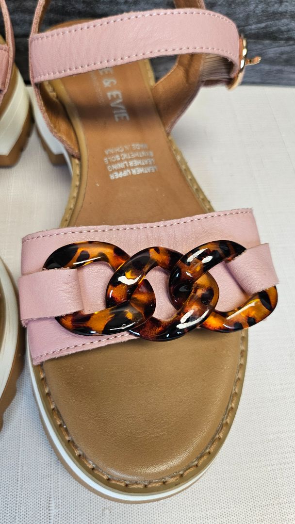 Alfie & Evie Blush Leigh Sandal (38)