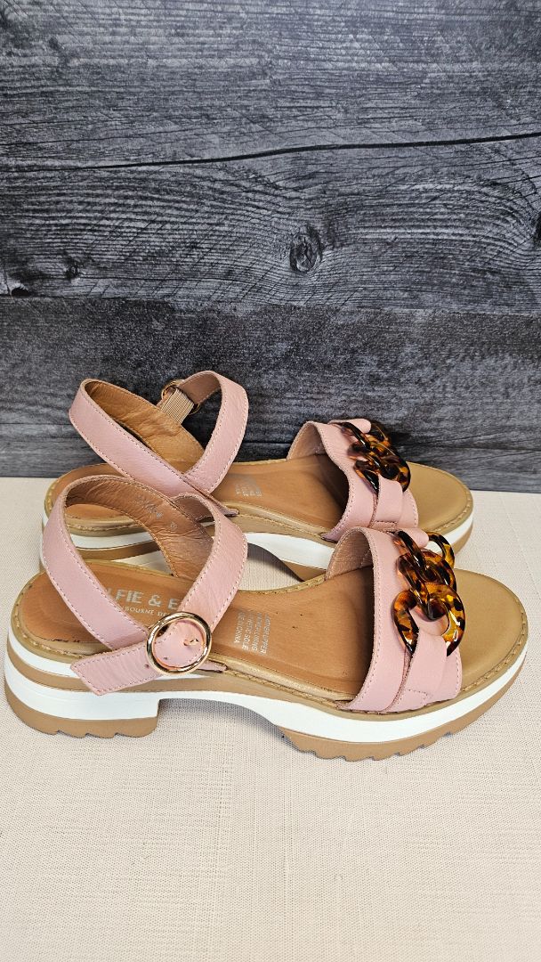 Alfie & Evie Blush Leigh Sandal (38)