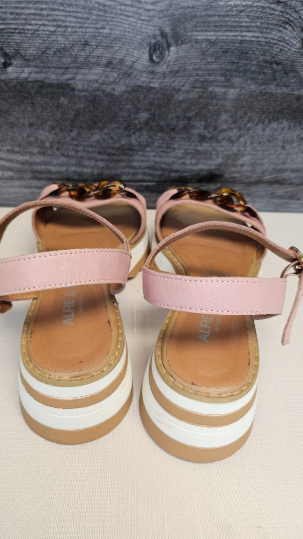 Alfie & Evie Blush Leigh Sandal (38)