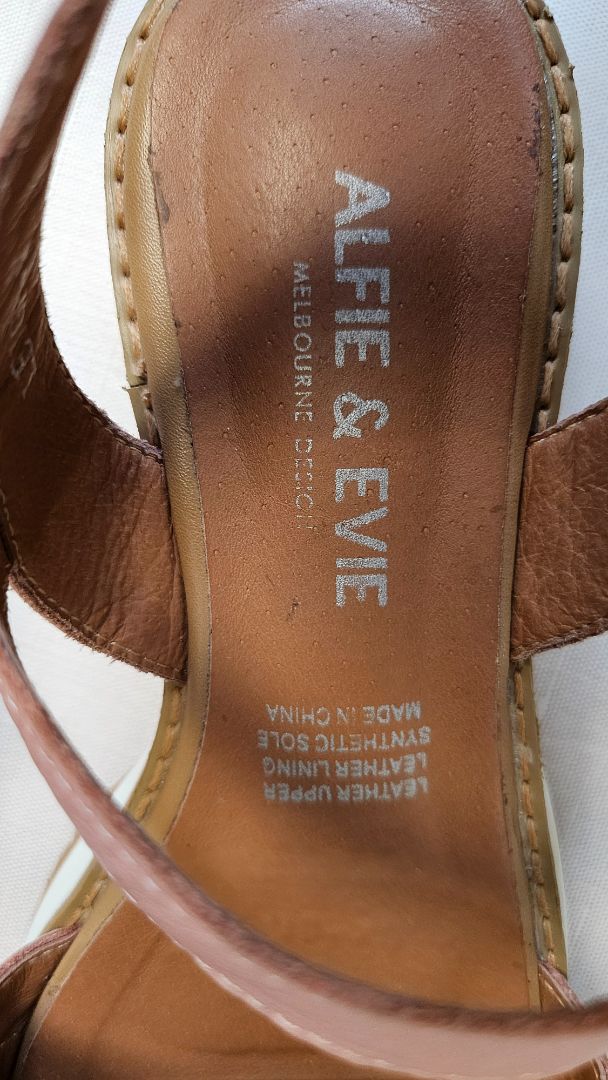 Alfie & Evie Blush Leigh Sandal (38)