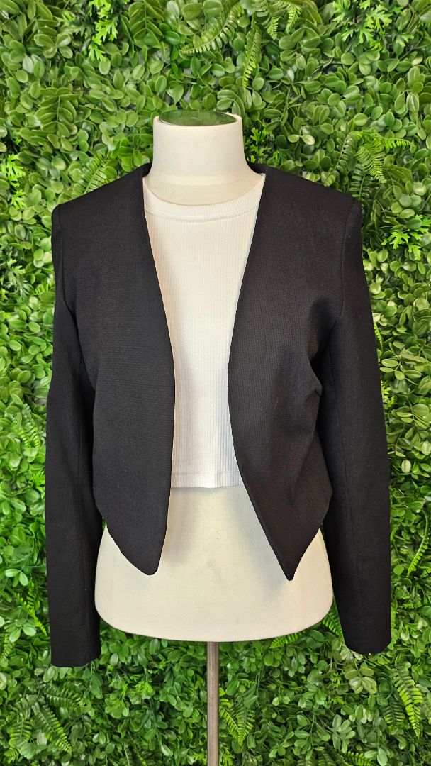 Dressed NZ Black Crop Blazer (12-14)