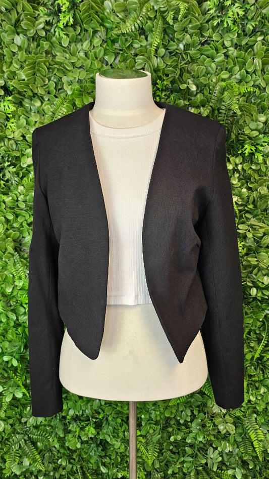 Dressed NZ Black Crop Blazer (12-14)