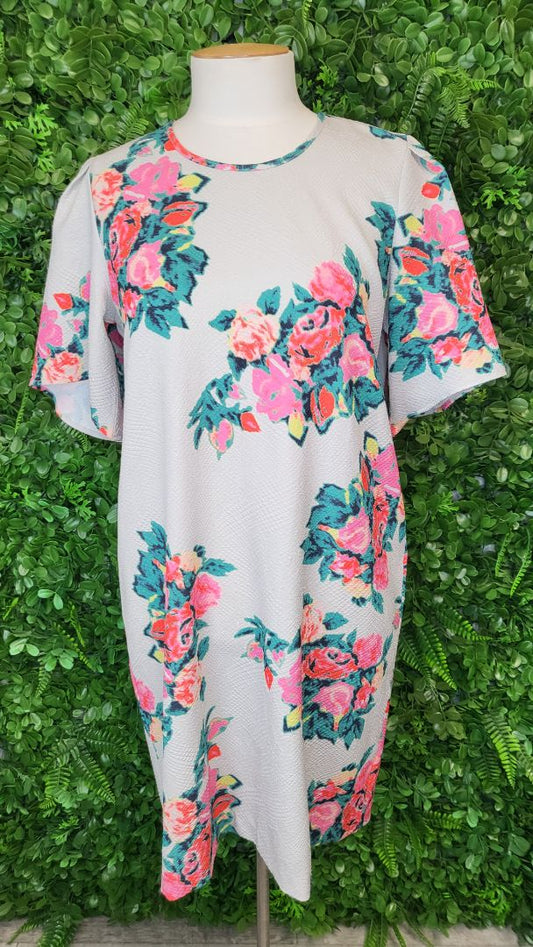 Curate Floral If Shift Ain’t Broken Dress (10)