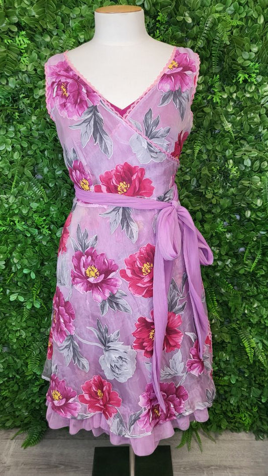 Annah Stretton Floral Reversible Dress (8-10)
