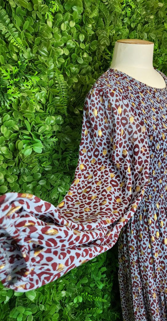 Augustine Animal Shirred Maxi (12)