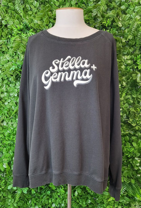 Stella+ Gemma Dark Olive Green Crew Neck Sweat (12)