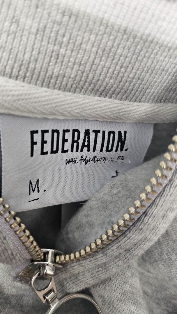 Federation Grey Sweatshirt Dress (12)