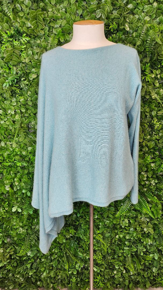 Untouched World Aqua Poncho Knit (12)
