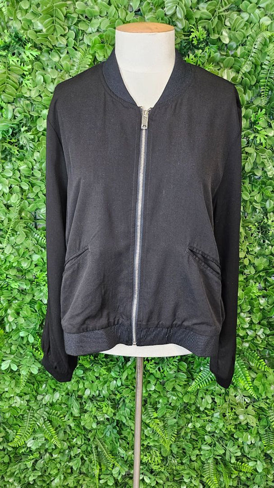 Lemon Tree Black Bomber Jacket (16)