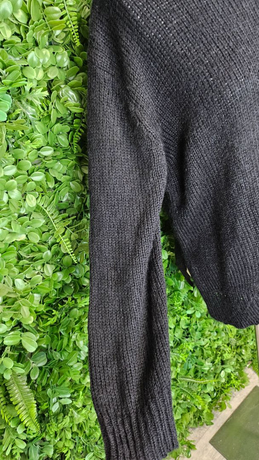 Stella & Gemma Black Rolled Neck Knit BNWT (12)