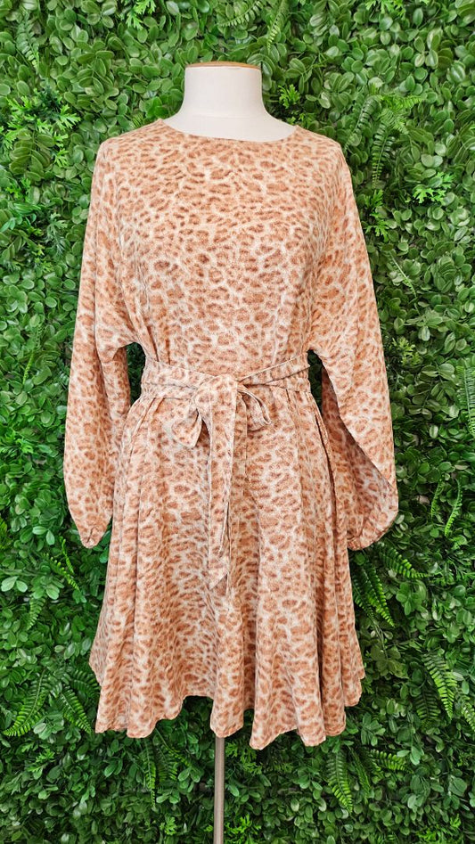 Seed Animal Fluted Hem Dress (10)