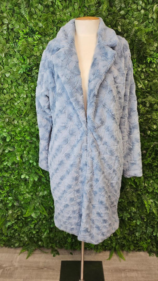 Augustine Dusty Blue Bobbie Coat BNWT (14)