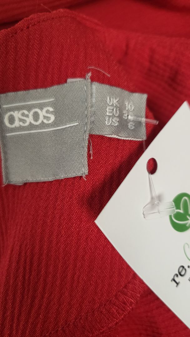 Asos Red Fitted Dress (10)