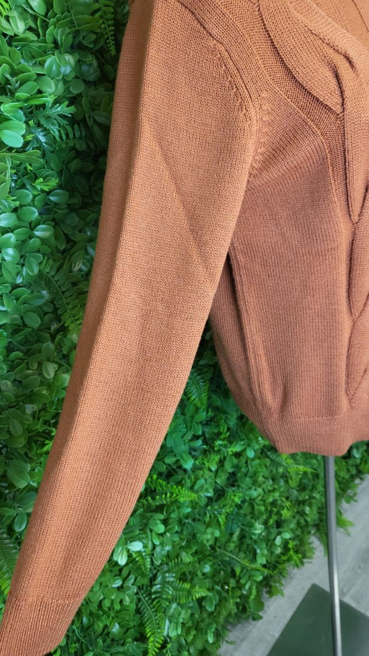 Sportscraft Rust Cable Knit Jumoer (12)