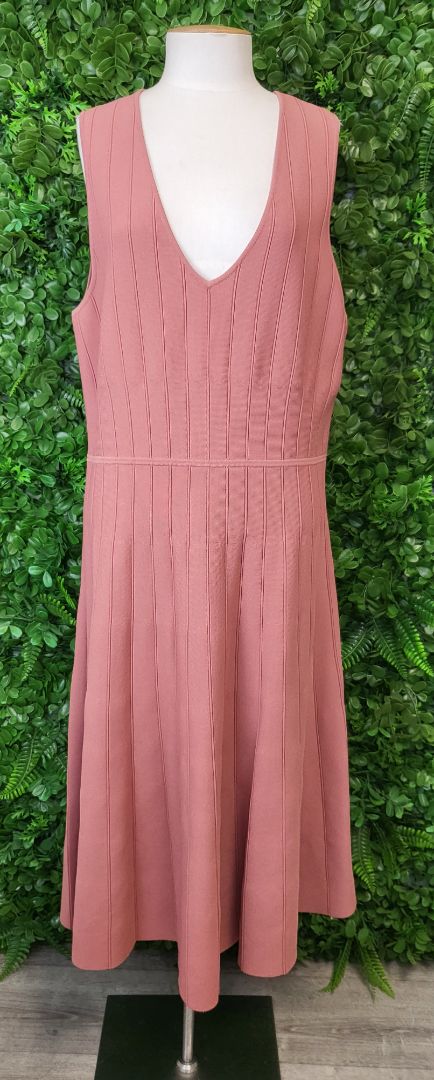 Witchery Coral Sleeveless Dress (16)