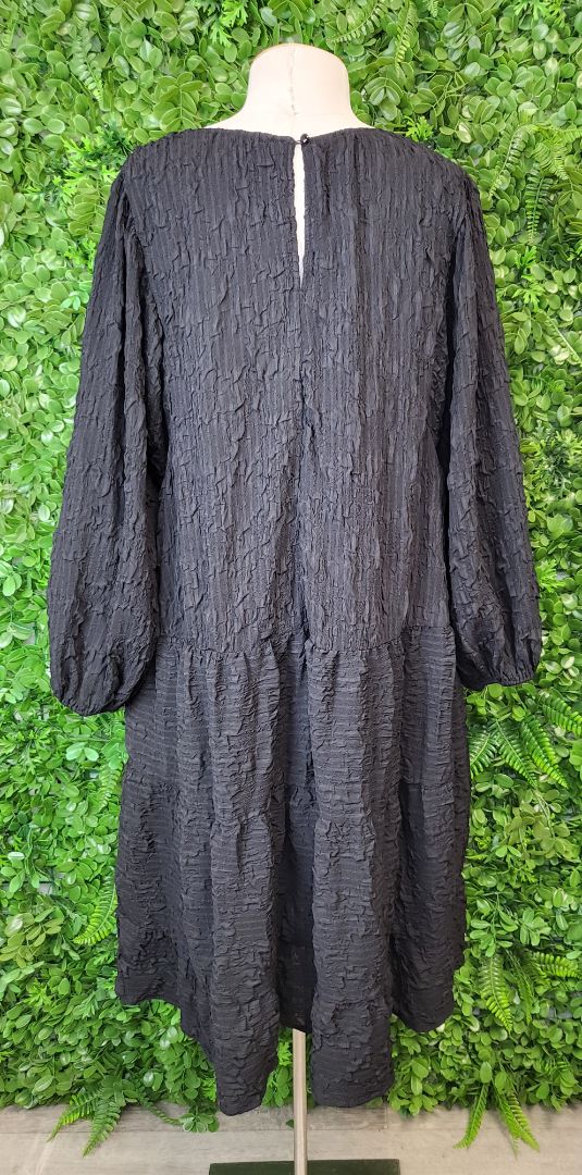 Drama The Label Black Textured Dress (16)