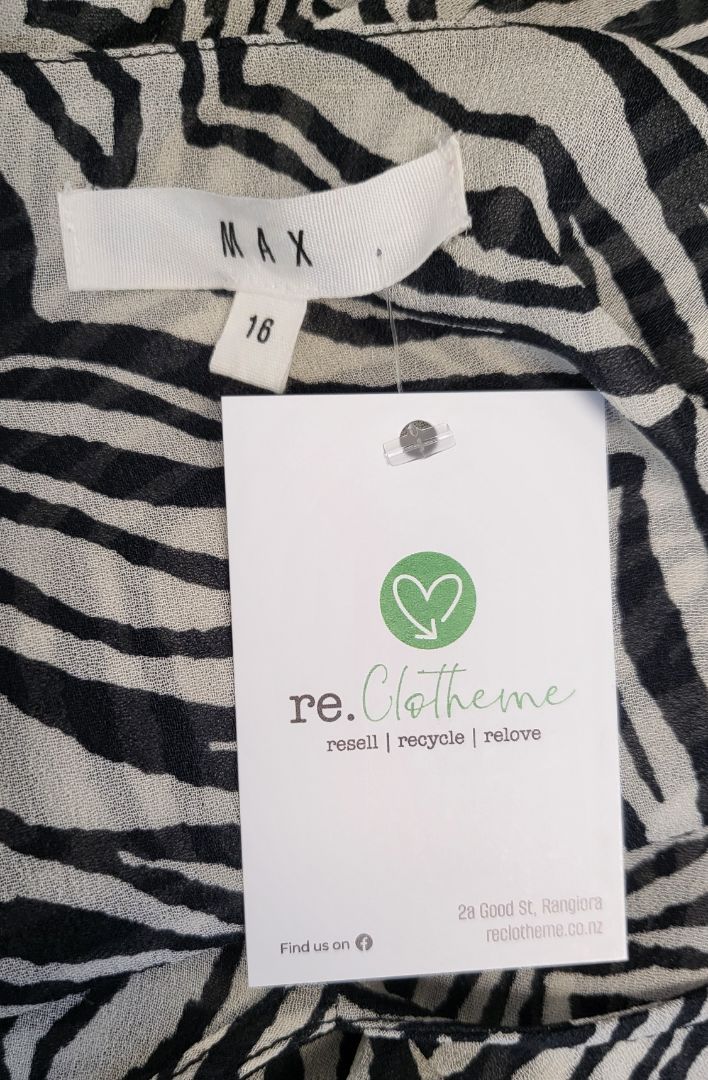 Max Zebra Print Sheer Maxi Dress (16)