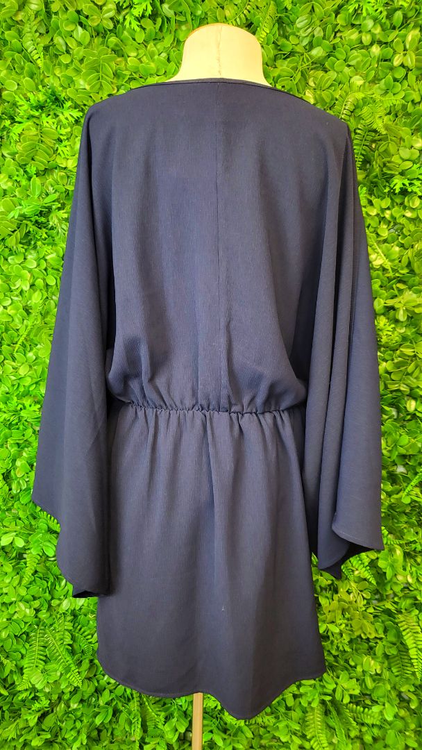 Augustine Navy Batwing Mini DRess (12)