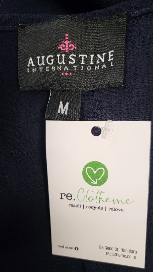 Augustine Navy Batwing Mini DRess (12)