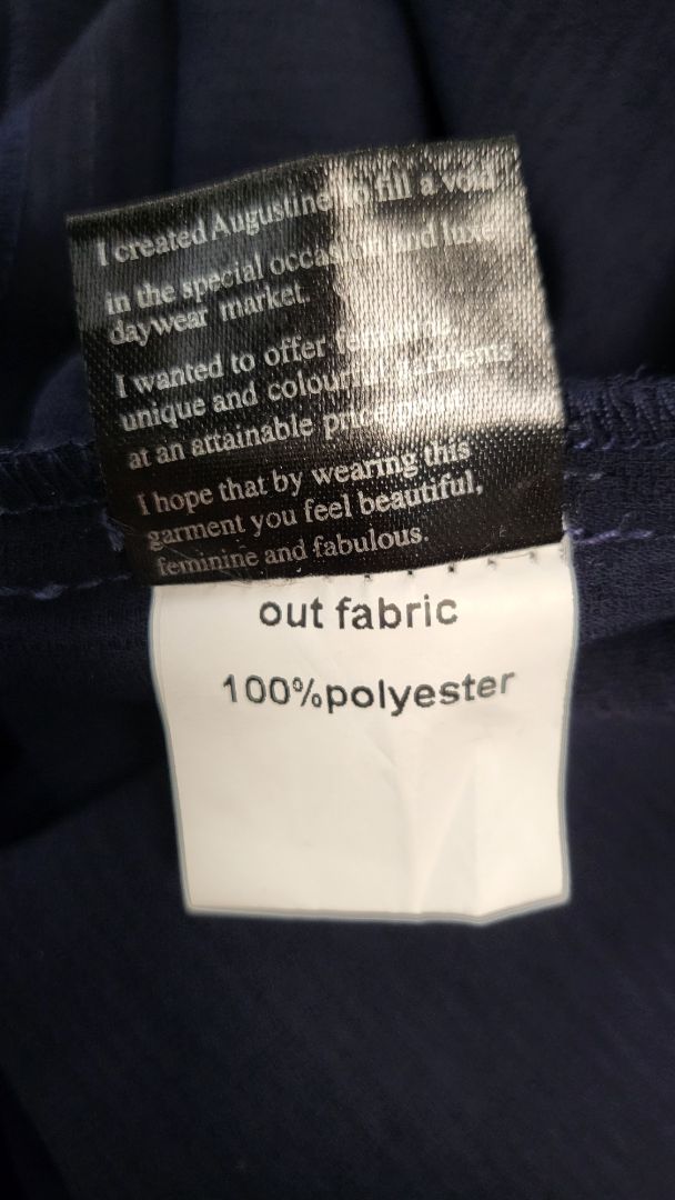Augustine Navy Batwing Mini DRess (12)