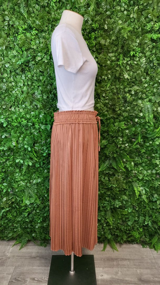Seed Toffee Pleat Skirt (10)