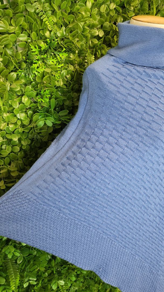 Ivy Blu Ocean Merino Knit Poncho (10-14)