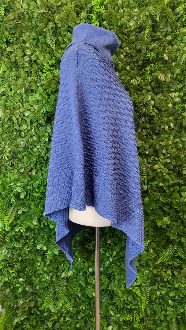 Ivy Blu Ocean Merino Knit Poncho (10-14)