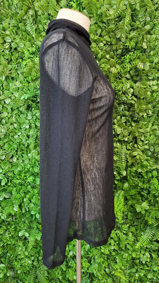 Siren Black Roll Neck Top (12)